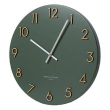 Olive Green Katelyn Silent Wall Clock